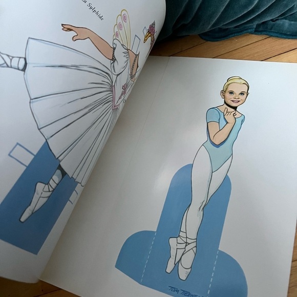 Ballerina Fairies Paper Doll Book Tom Tierney - Picture 3 of 4